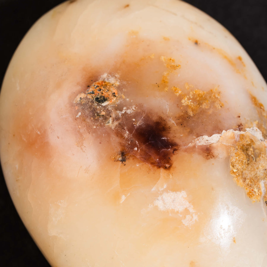 Pink Opal - Palm, Polished