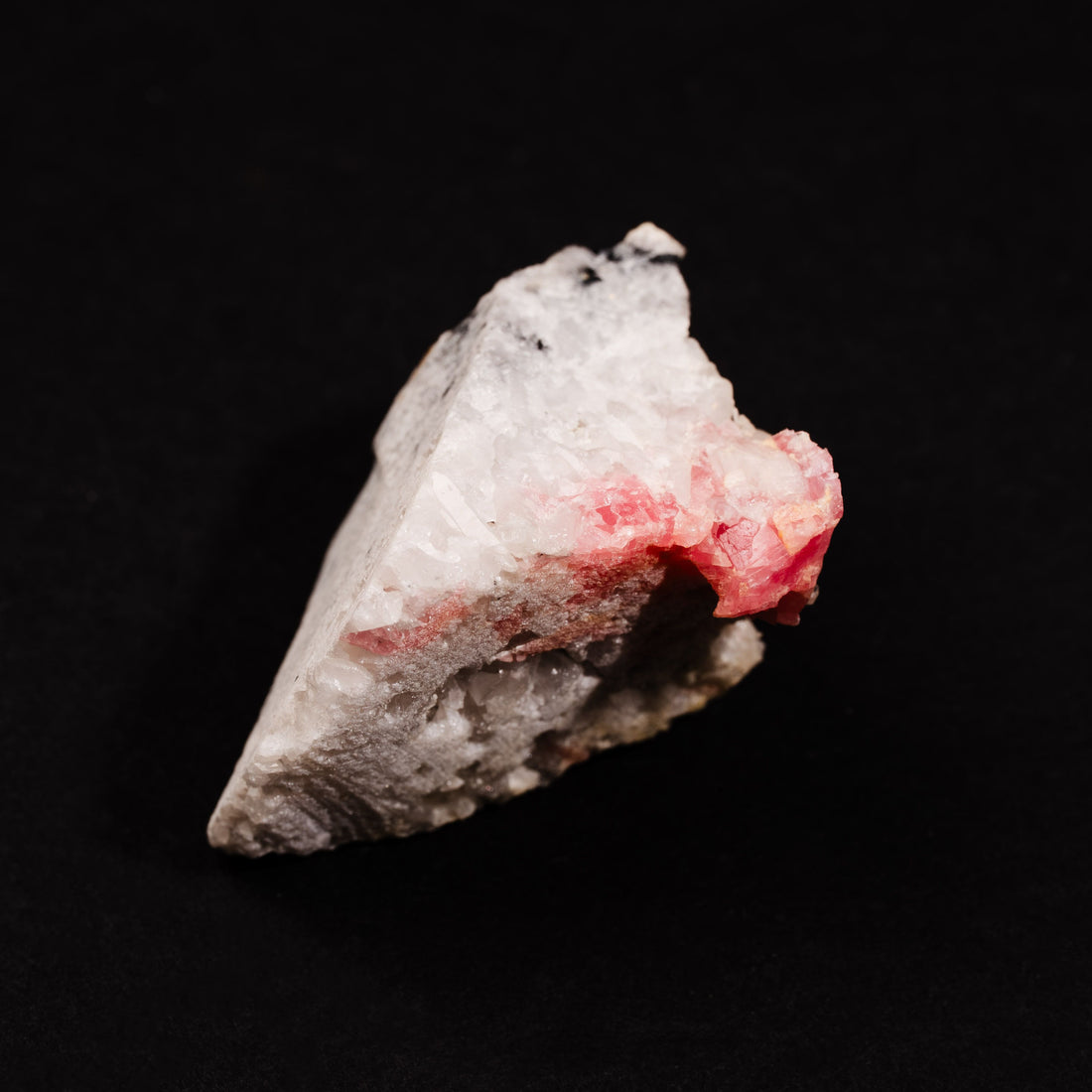 Rhodochrosite with Quartz and Fluorite