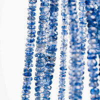 Kyanite, Blue -  Faceted Beaded Necklace