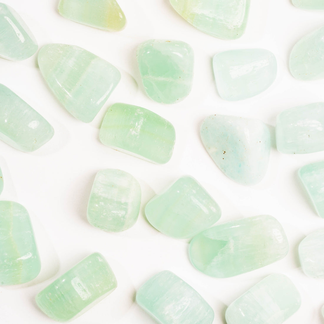 Pistachio Calcite - Tumbled Stone(s)