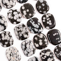 Obsidian - Snowflake, Small Soapstones