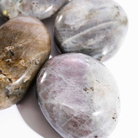 Labradorite, Pink/Purple Flash - Palms