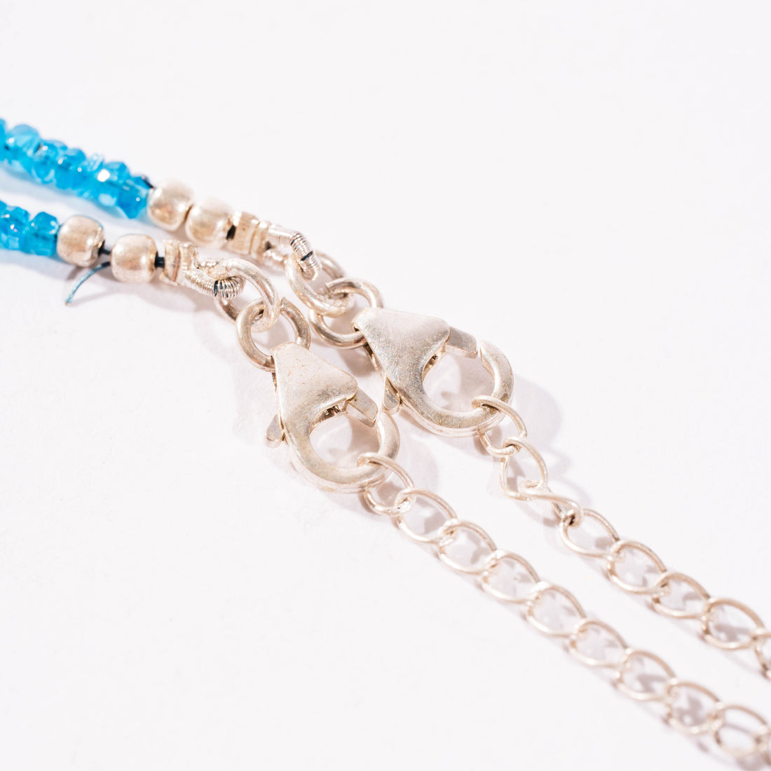 Apatite, Blue - Faceted Bead Necklace