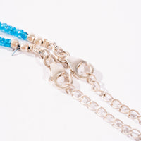 Apatite, Blue - Faceted Bead Necklace