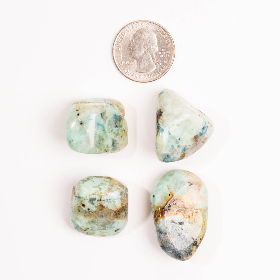Azurite w/ Chrysocolla - Tumbled Stone(s)