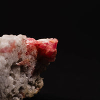 Rhodochrosite with Quartz and Fluorite