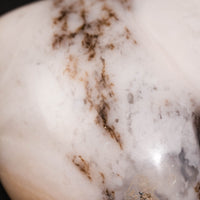 Pink Opal - Heart, Polished