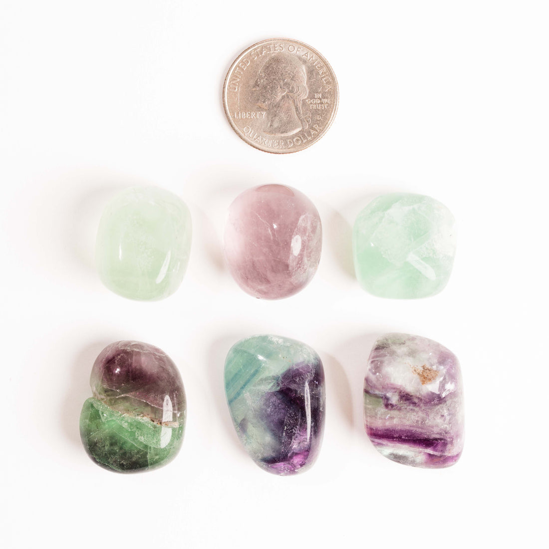 Mixed Fluorite - Tumbled Stone(s)