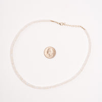 Moonstone -  Faceted Beaded Necklace