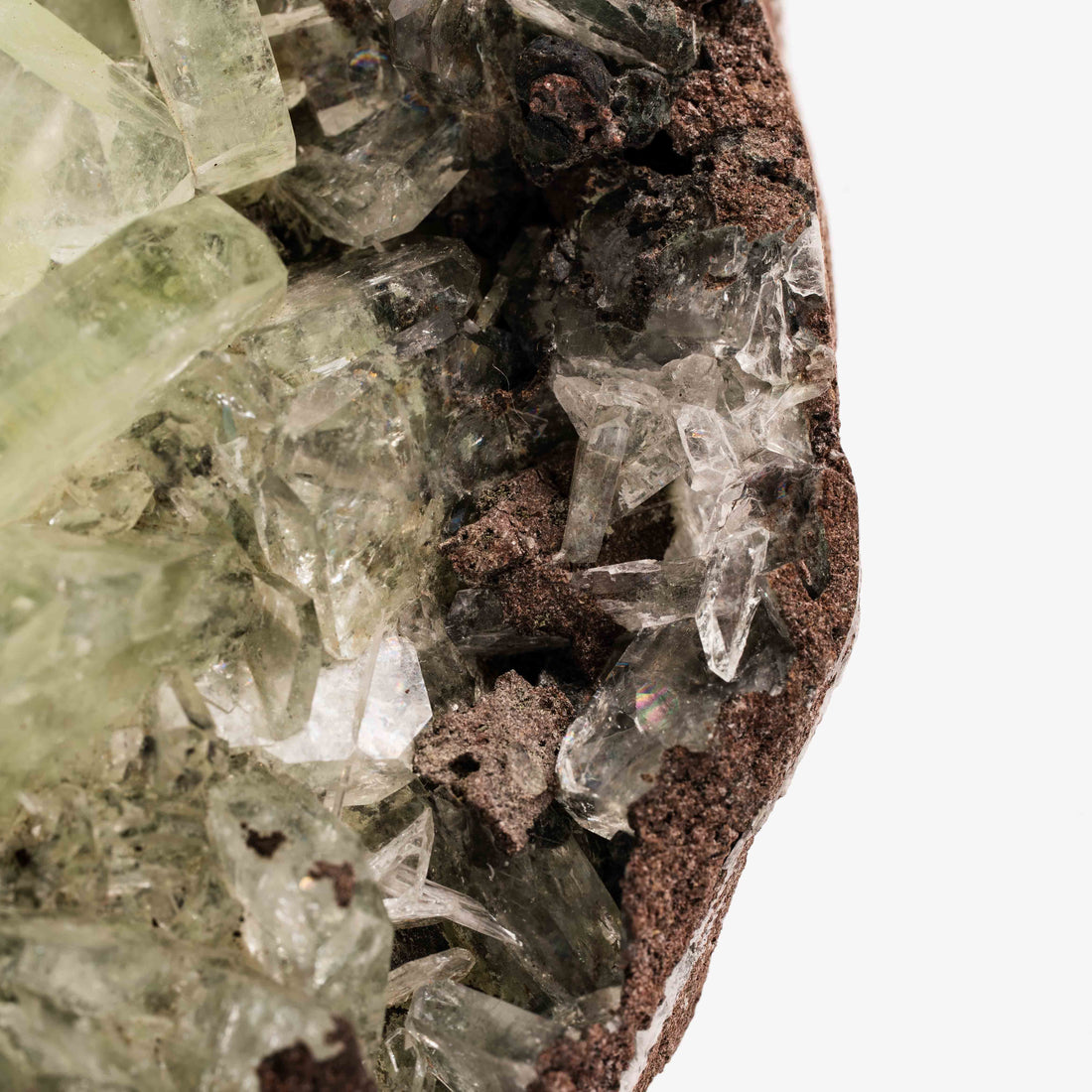 Apophyllite, Green - Cluster