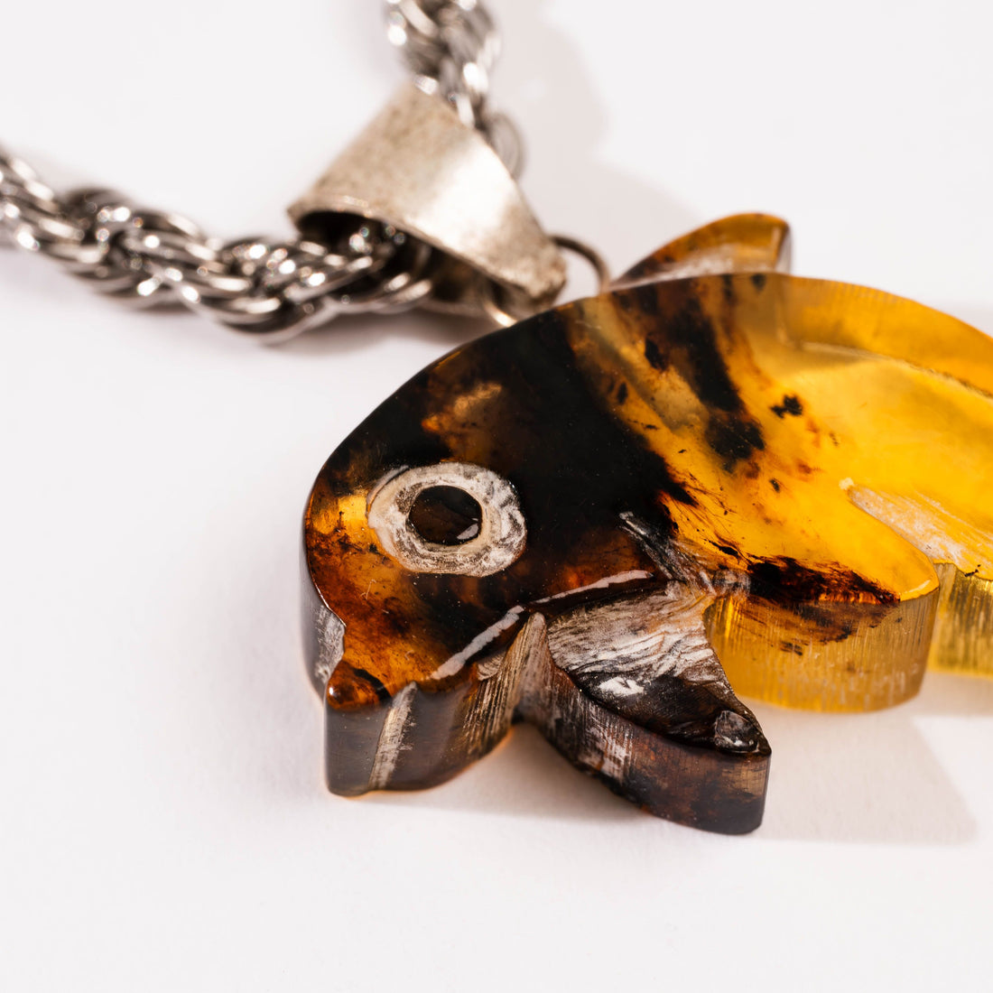 Amber - Pendant, Dolphin