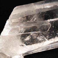 Quartz, Clear - Point w/ Companion Growth