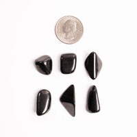 Shungite, Petrovsky - Tumbled Stones