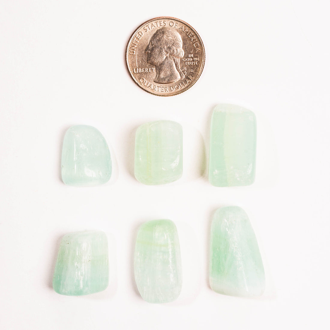 Pistachio Calcite - Tumbled Stone(s)