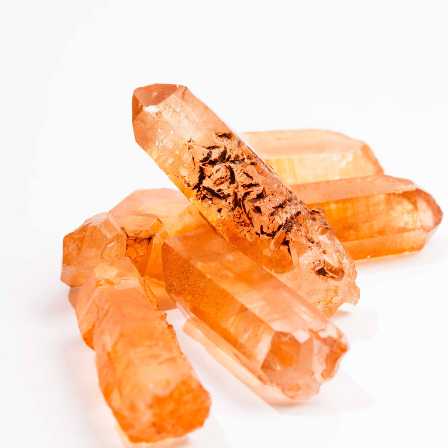 Tangerine Quartz, Intuitive Picks - Earth Love Gallery Collection