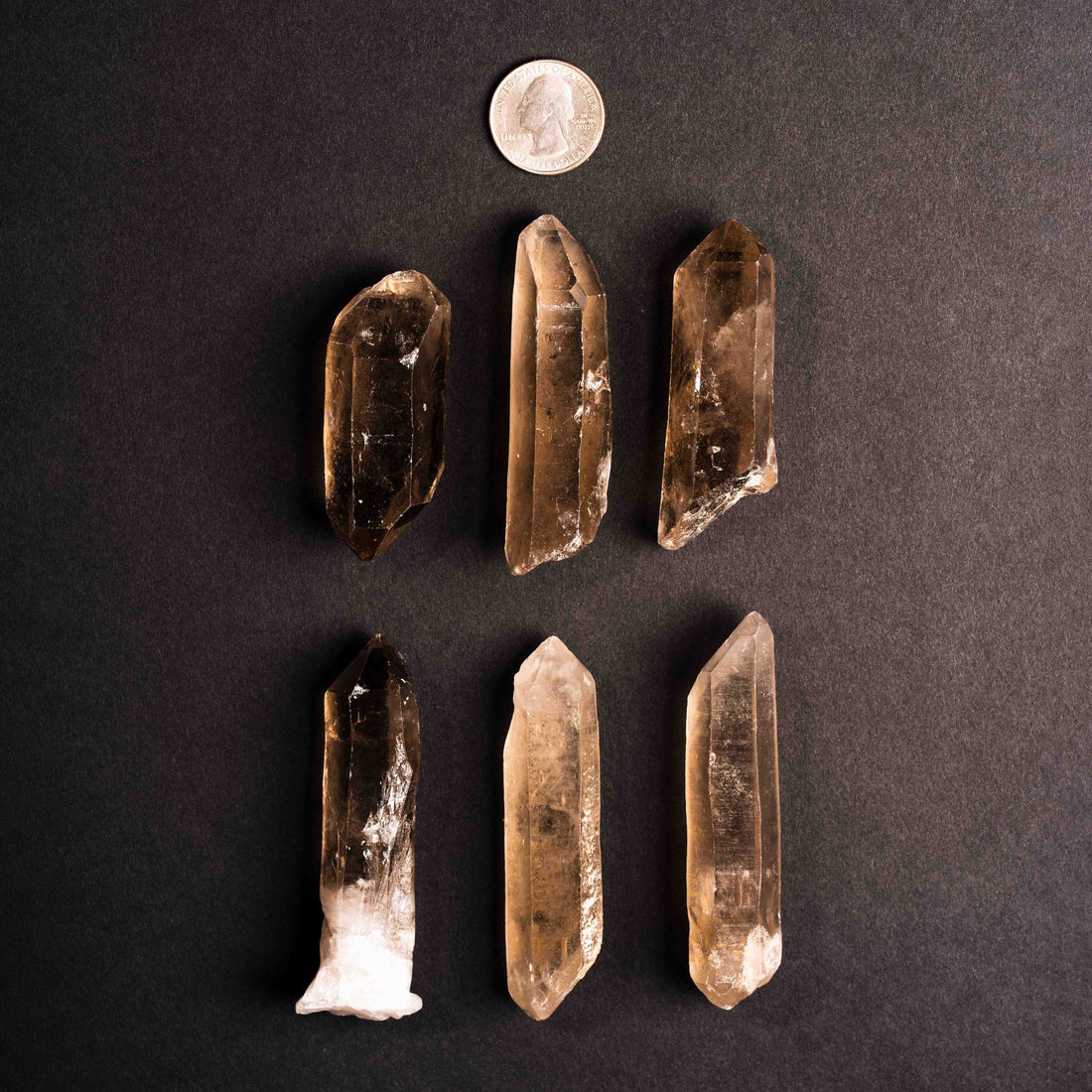 Quartz, Smoky Elestial - Points (Light)