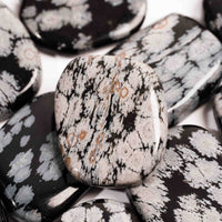 Obsidian - Snowflake, Small Soapstones