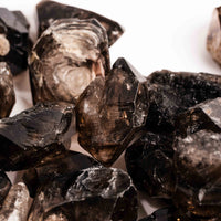 Smoky Elestial Quartz – Dark Multi-Faceted Cluster(s)