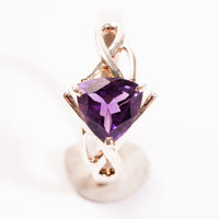 Amethyst - Triangular Cut, Ring(s)