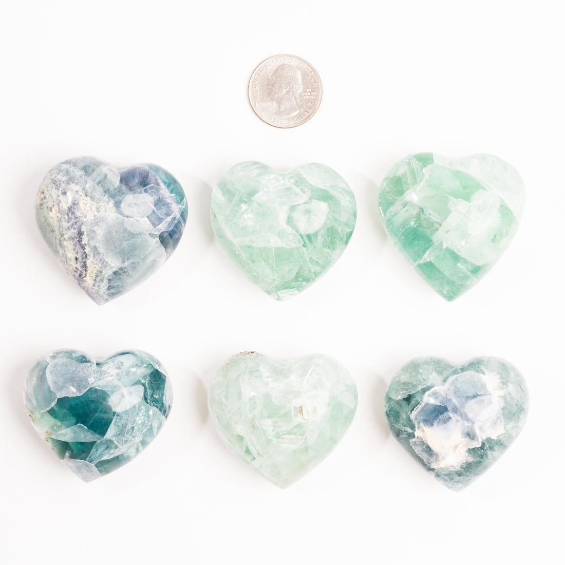 Fluorite, Green - Heart(s)
