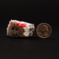 Rhodochrosite with Quartz and Fluorite