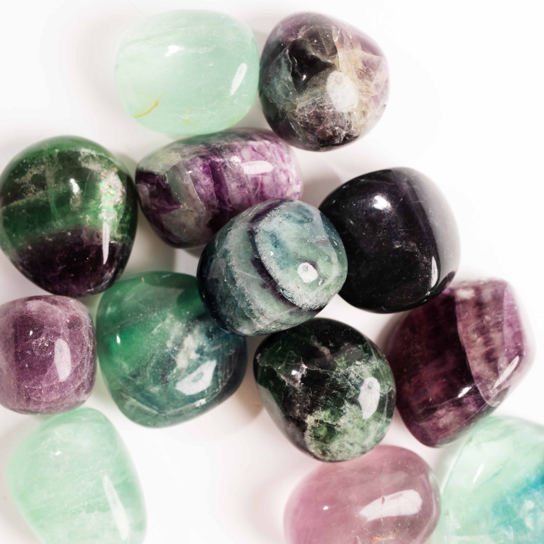 Mixed Fluorite - Tumbled Stone(s)