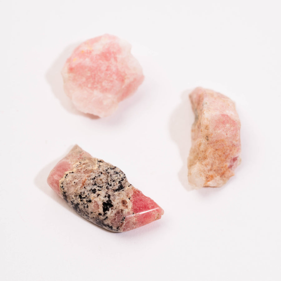 Tugtupite - Small, Rough, Intuitive Picks