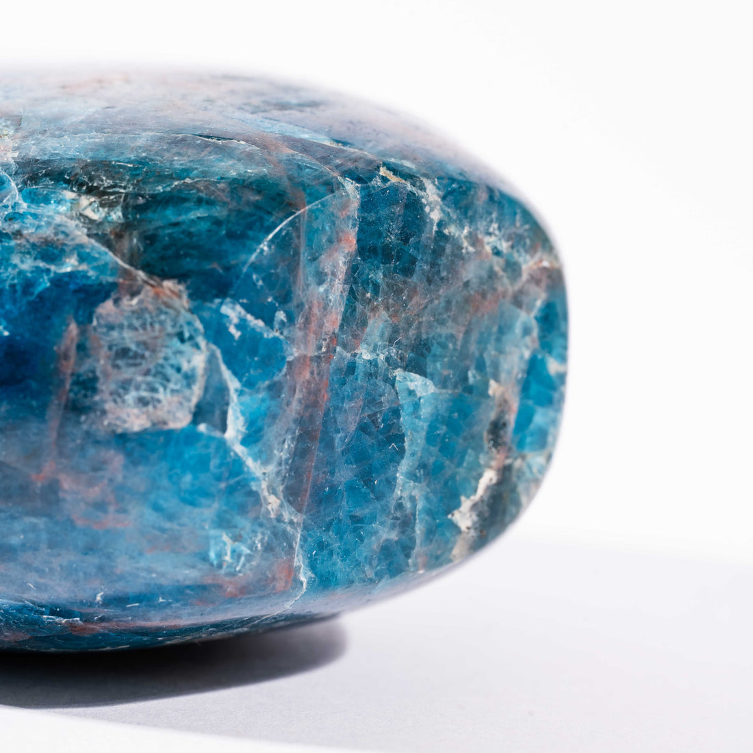 Apatite, Blue - Oval Shaped, Flat Base