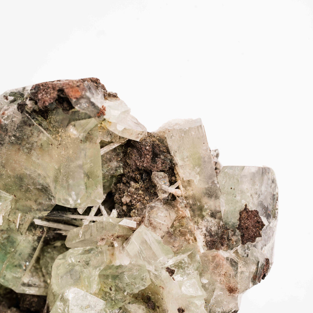 Apophyllite, Green - Cluster