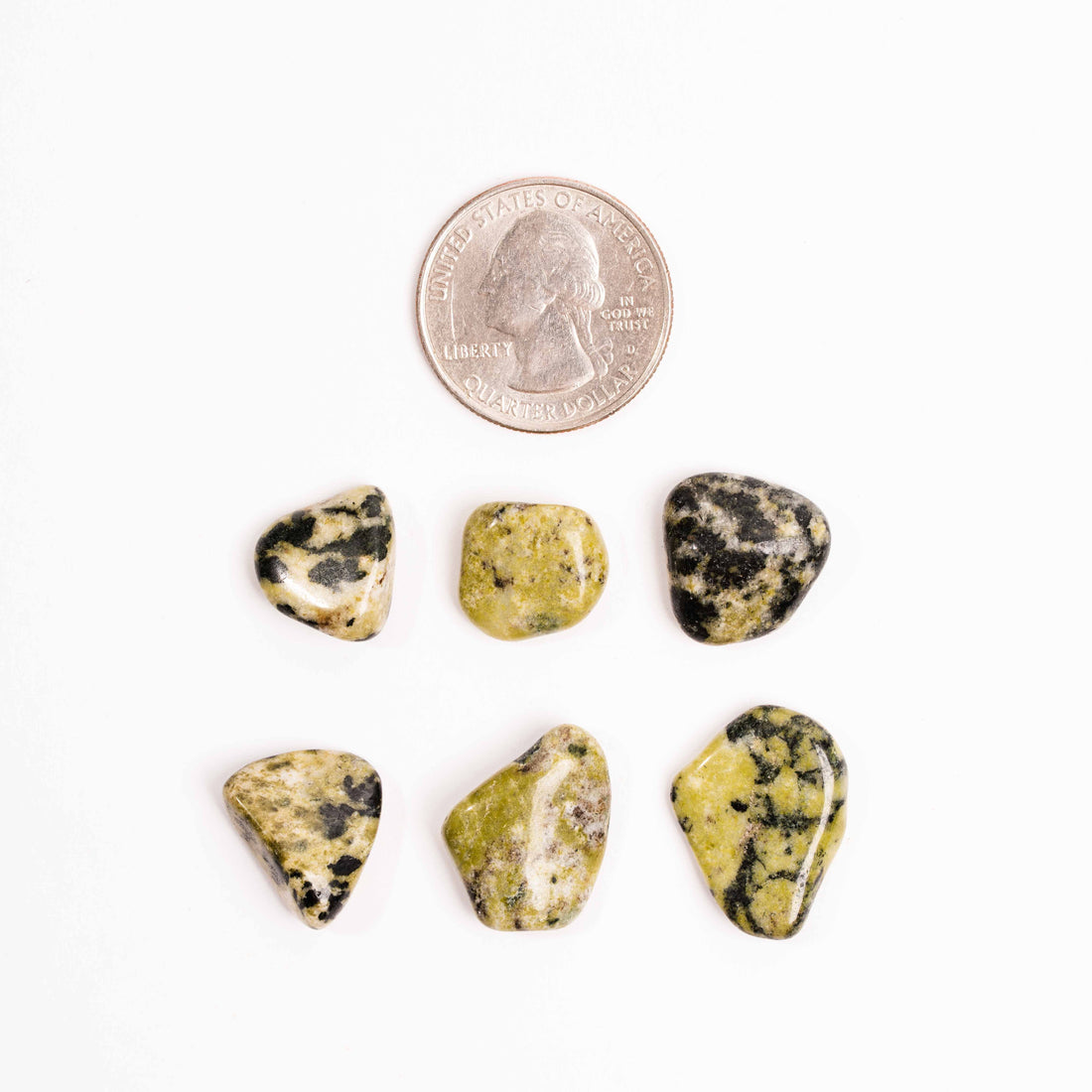 Serpentine, Deep Green & Black - Tumbled Stone(s)