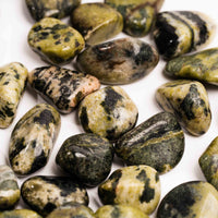 Serpentine, Deep Green & Black - Tumbled Stone(s)