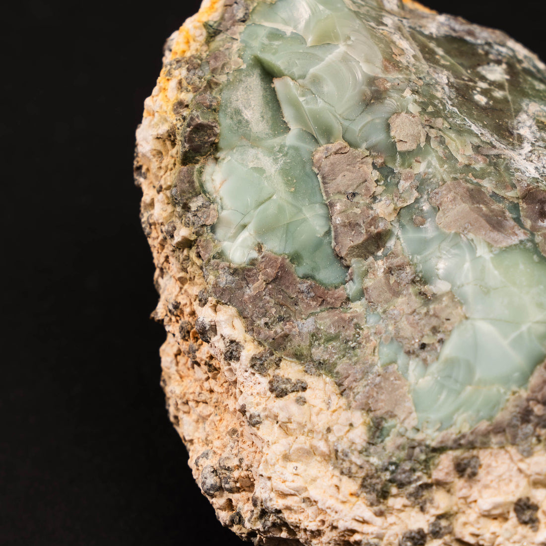 Opal, Green, Rhyolite - Geode