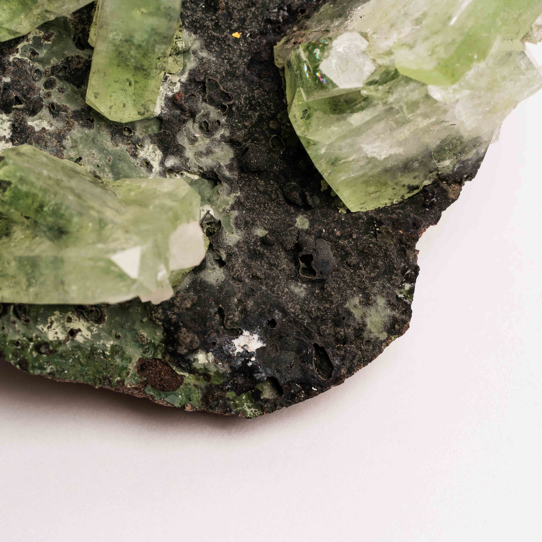 Apophyllite, Green - Cluster