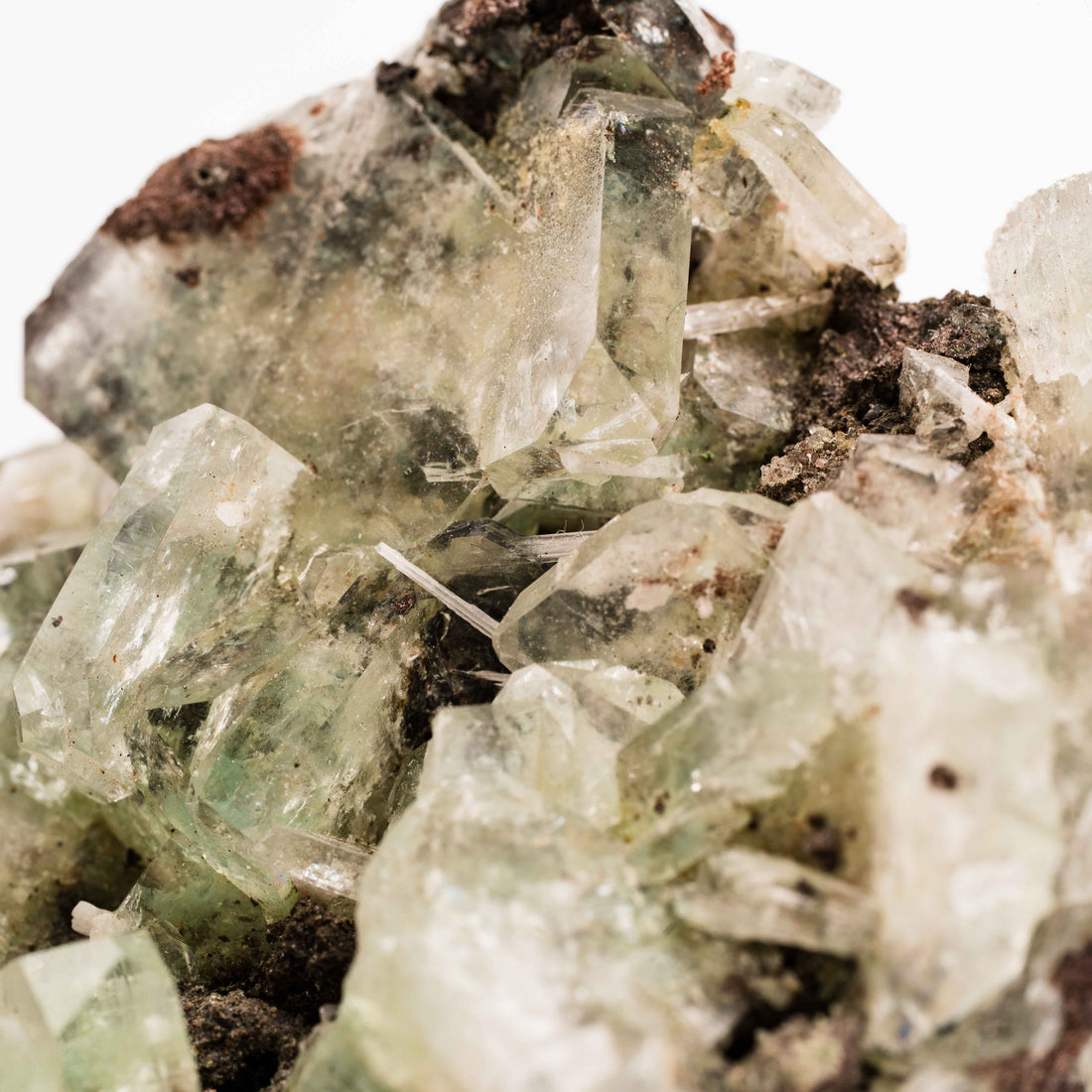 Apophyllite, Green - Cluster