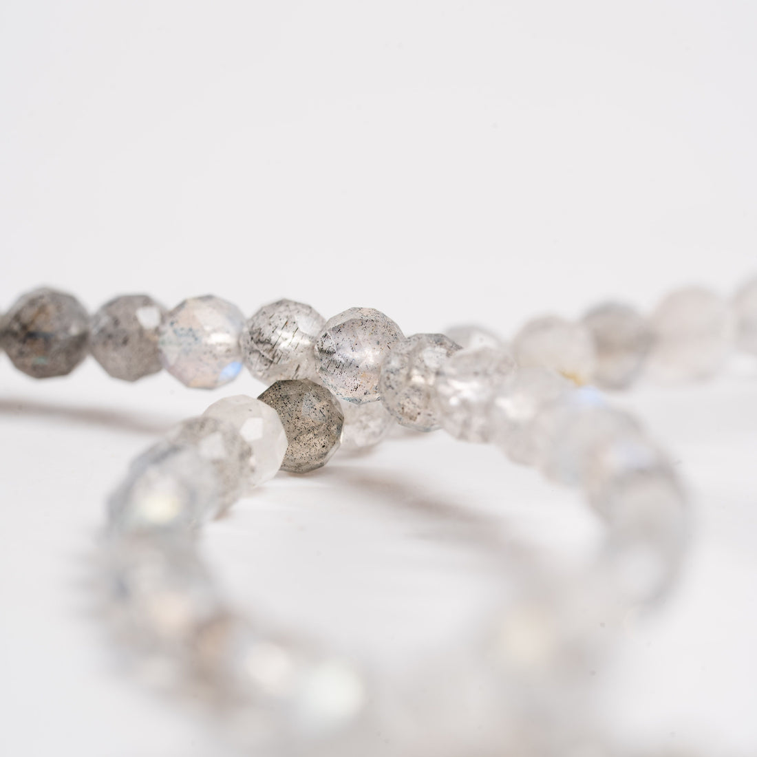 Labradorite - Faceted Beaded Bracelet