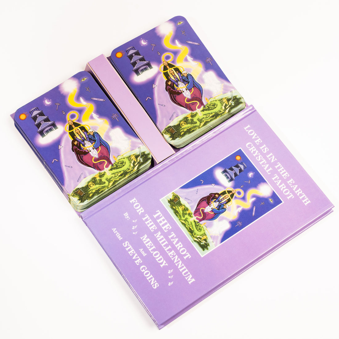 Love Is In The Earth — Crystal Tarot Deck & Book Set (By Melody & Steve Goins)