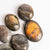 Labradorite, Orange/Yellow Flash - Palms
