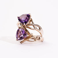 Amethyst - Triangular Cut, Ring(s)
