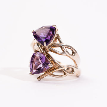 Amethyst - Triangular Cut, Ring(s)