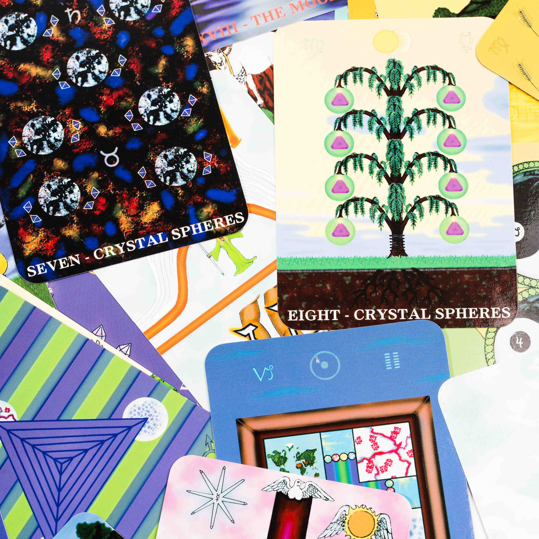 Love Is In The Earth — Crystal Tarot Deck & Book Set (By Melody & Steve Goins)