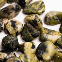 Serpentine, Deep Green & Black - Tumbled Stone(s)