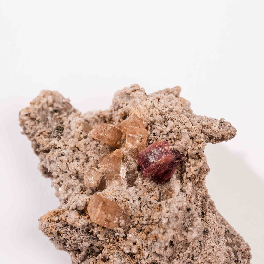 Beryl, Red w/ Topaz - Rough