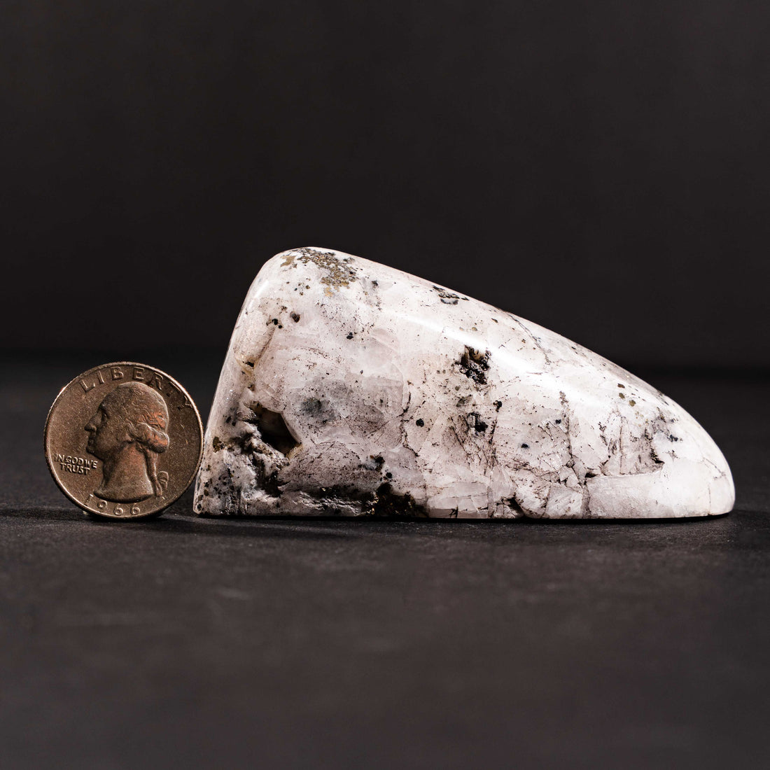 Calcite, Mangano w/ Pyrite - Freeform