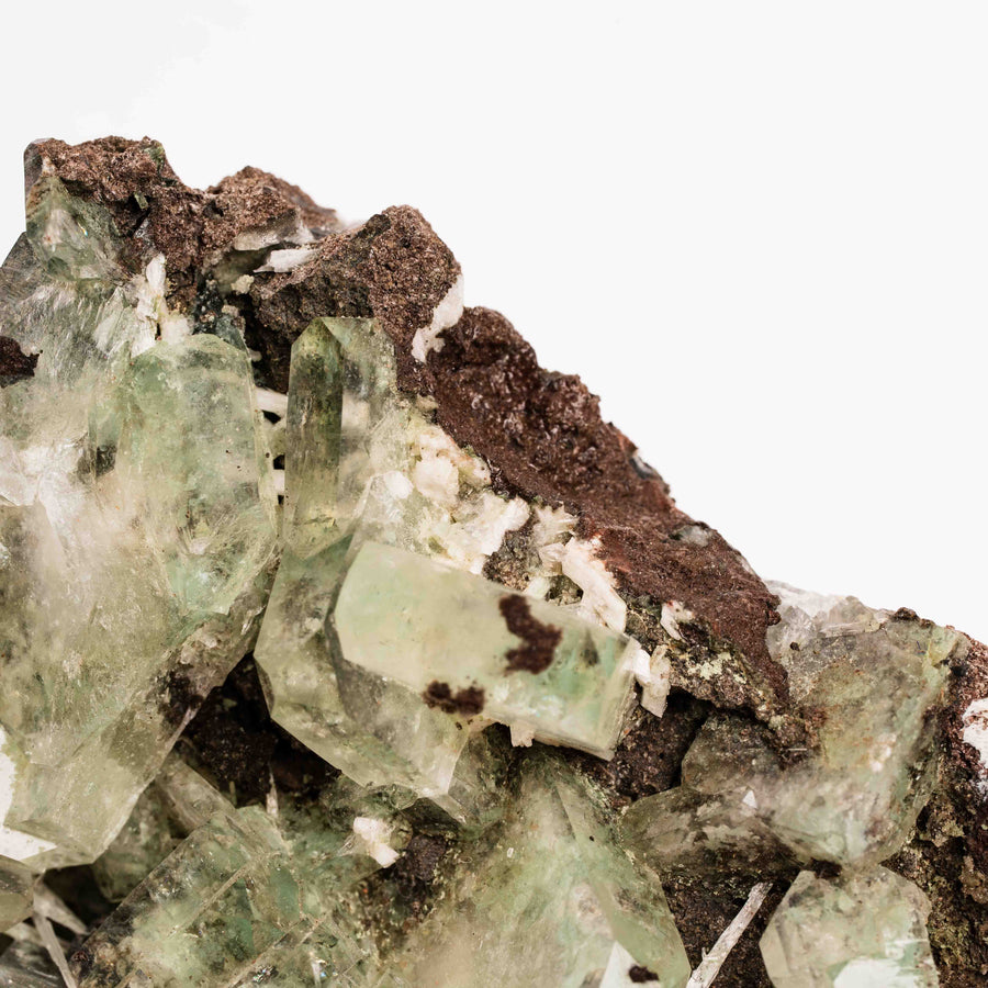 Apophyllite, Green - Cluster