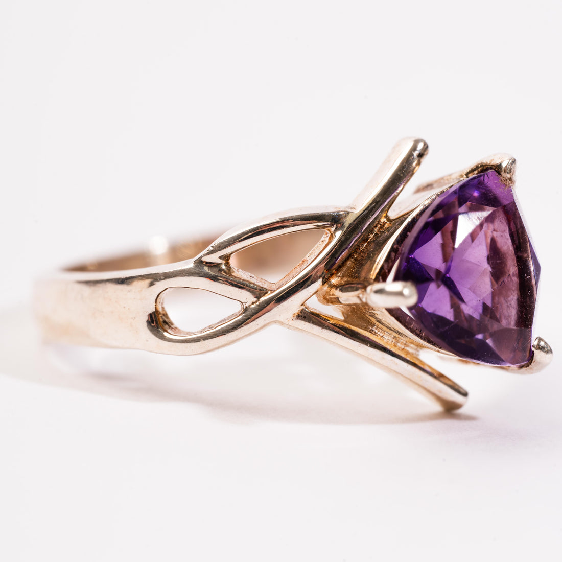 Amethyst - Triangular Cut, Ring(s)