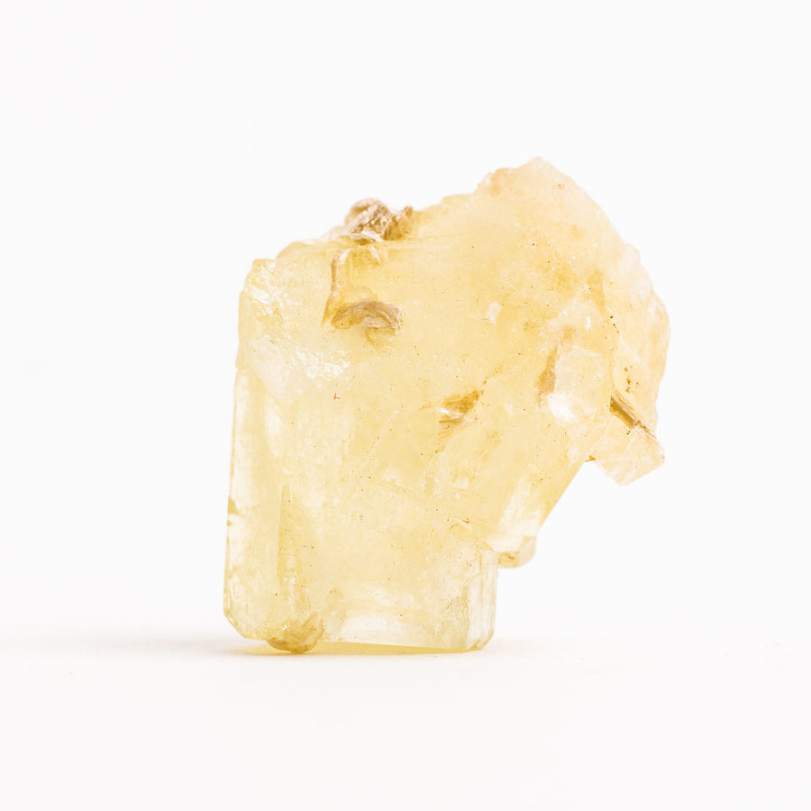 Heliodor w/ Mica  - Terminated, Polished