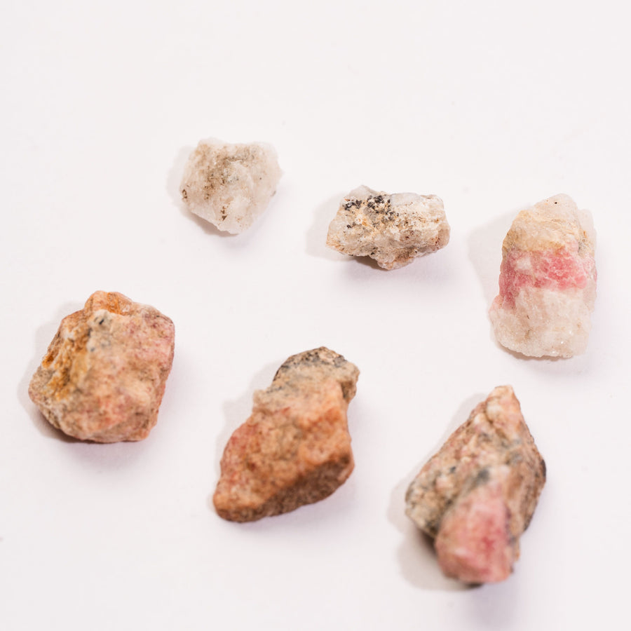 Tugtupite - Small, Rough, Intuitive Picks