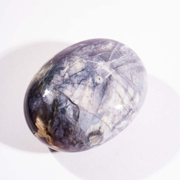 Purple Chalcedony - Palm, Polished