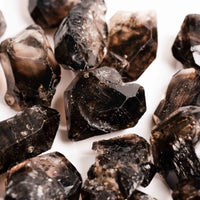 Smoky Elestial Quartz – Dark Multi-Faceted Cluster(s)