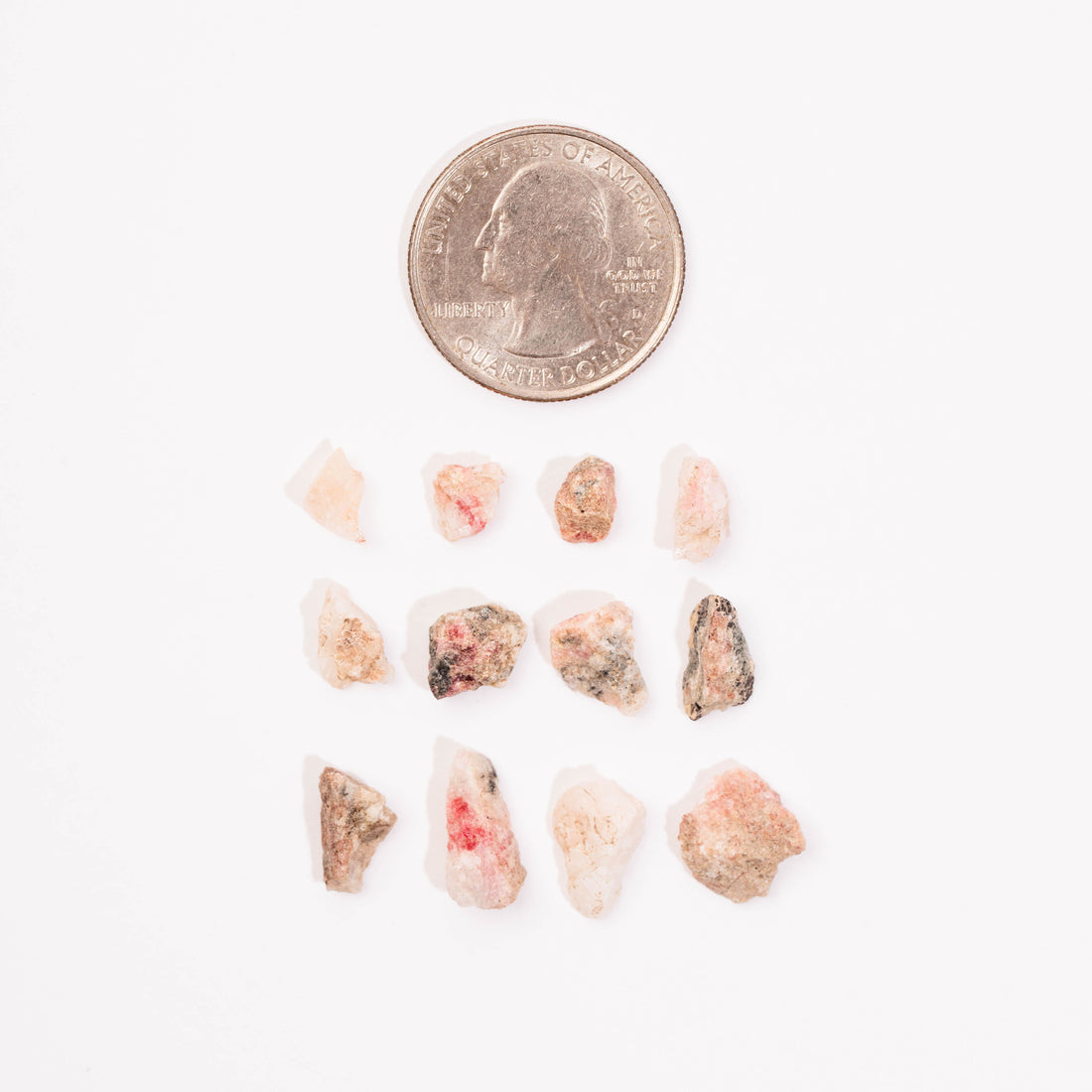 Tugtupite - Small, Rough, Intuitive Picks